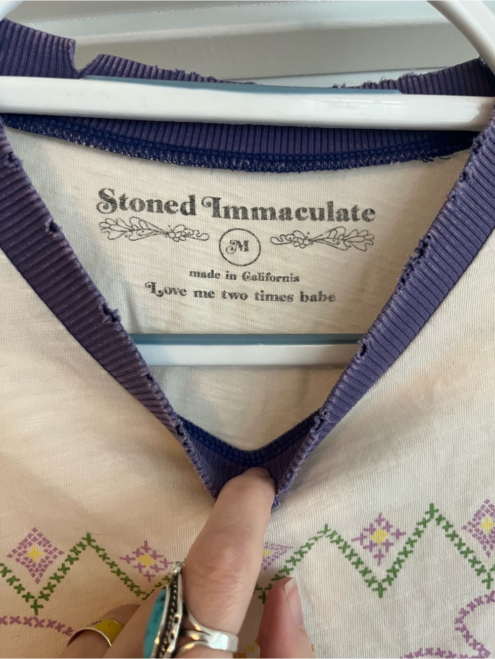 Stoned Immaculate Never Underestimate The Power of a Woman Tee - Picture 2 of 12